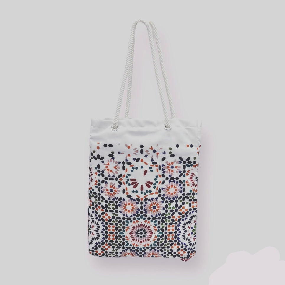 Arabesque Padded Prayer Mat with HandBag