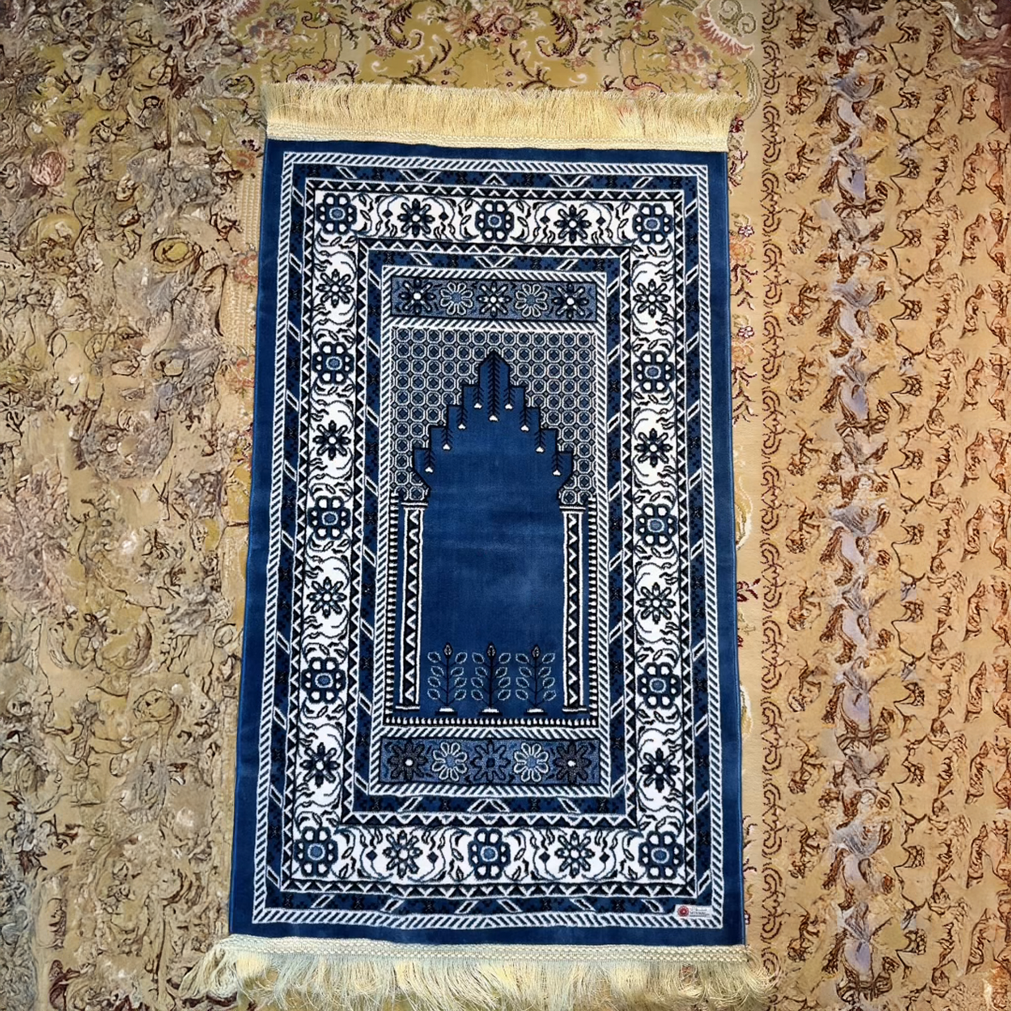 سجادة صلاة الفسيفساء أزرق