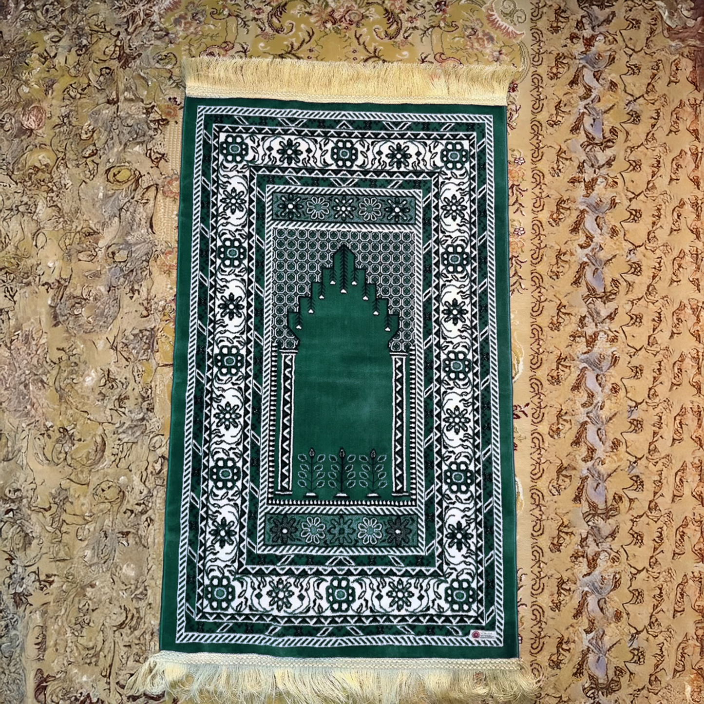 Al-Fusaifesa Prayer Mat Green