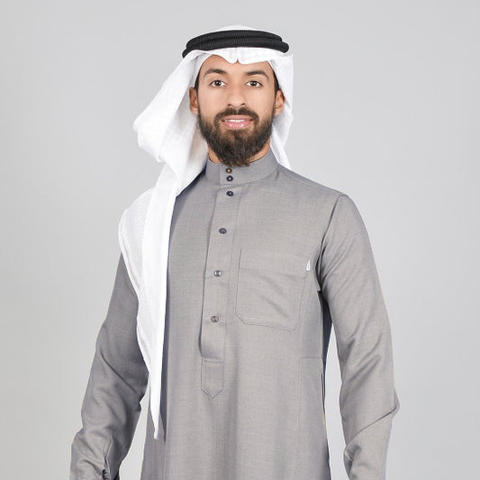 Winter Thobe - Light Grey