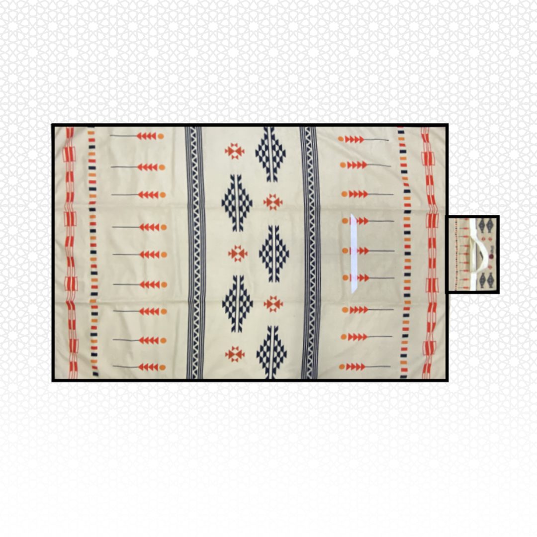 Saudi Heritages Camping Carpet Beige