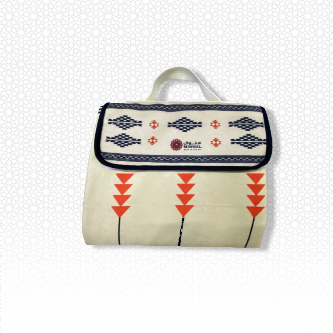 Saudi Heritages Camping Carpet Beige