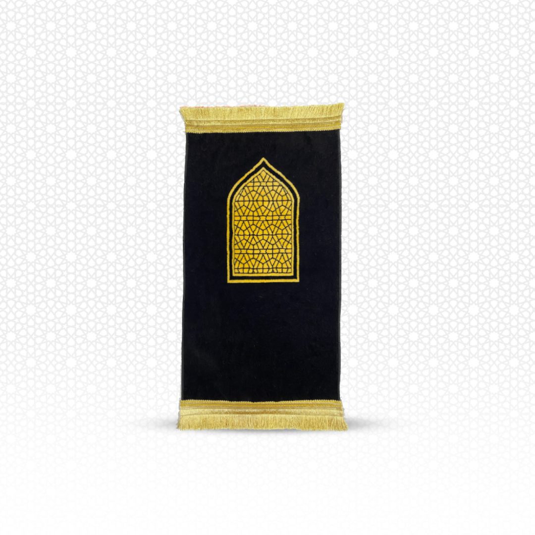 Window Prayer Mat Kids Black