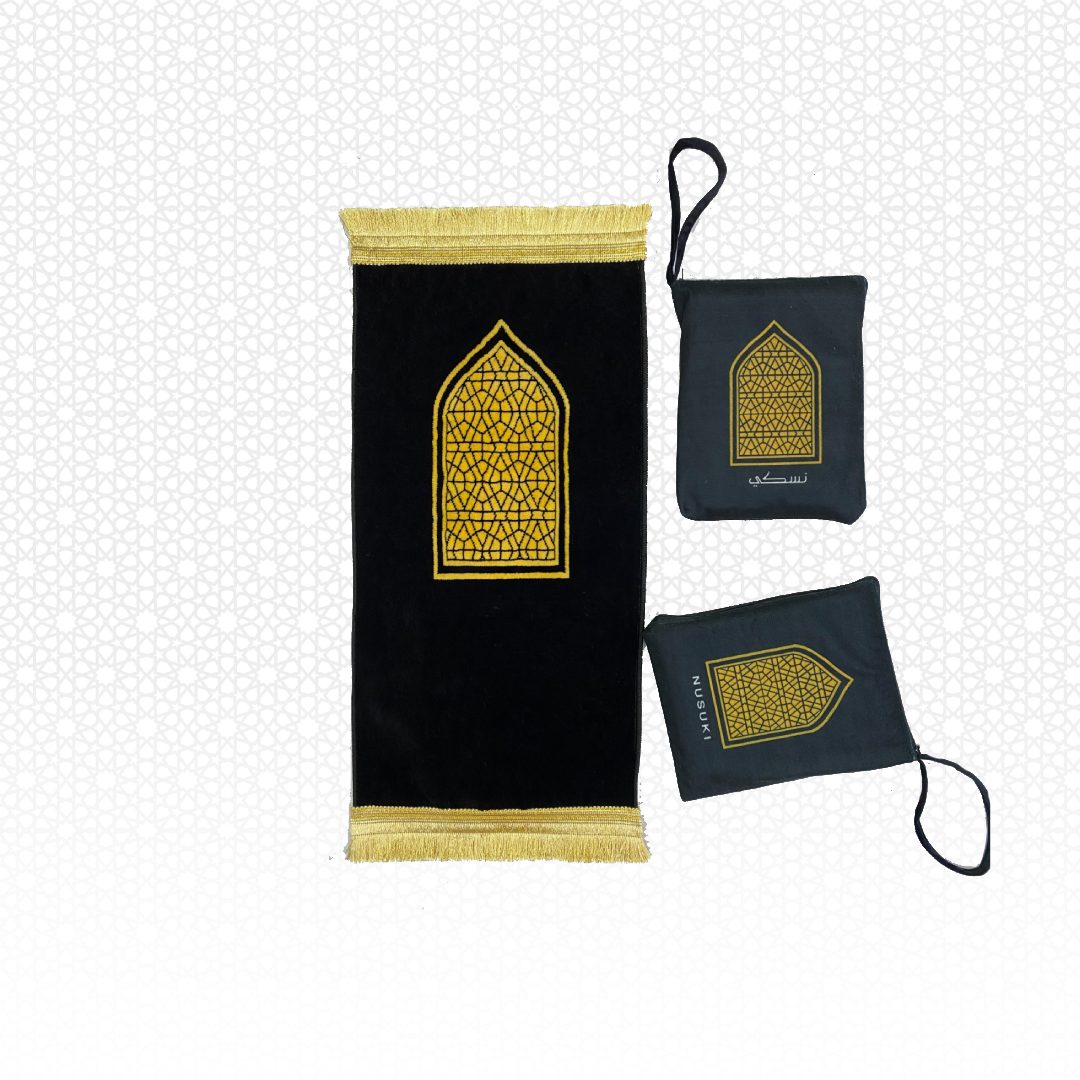 Window Prayer Mat Kids Black