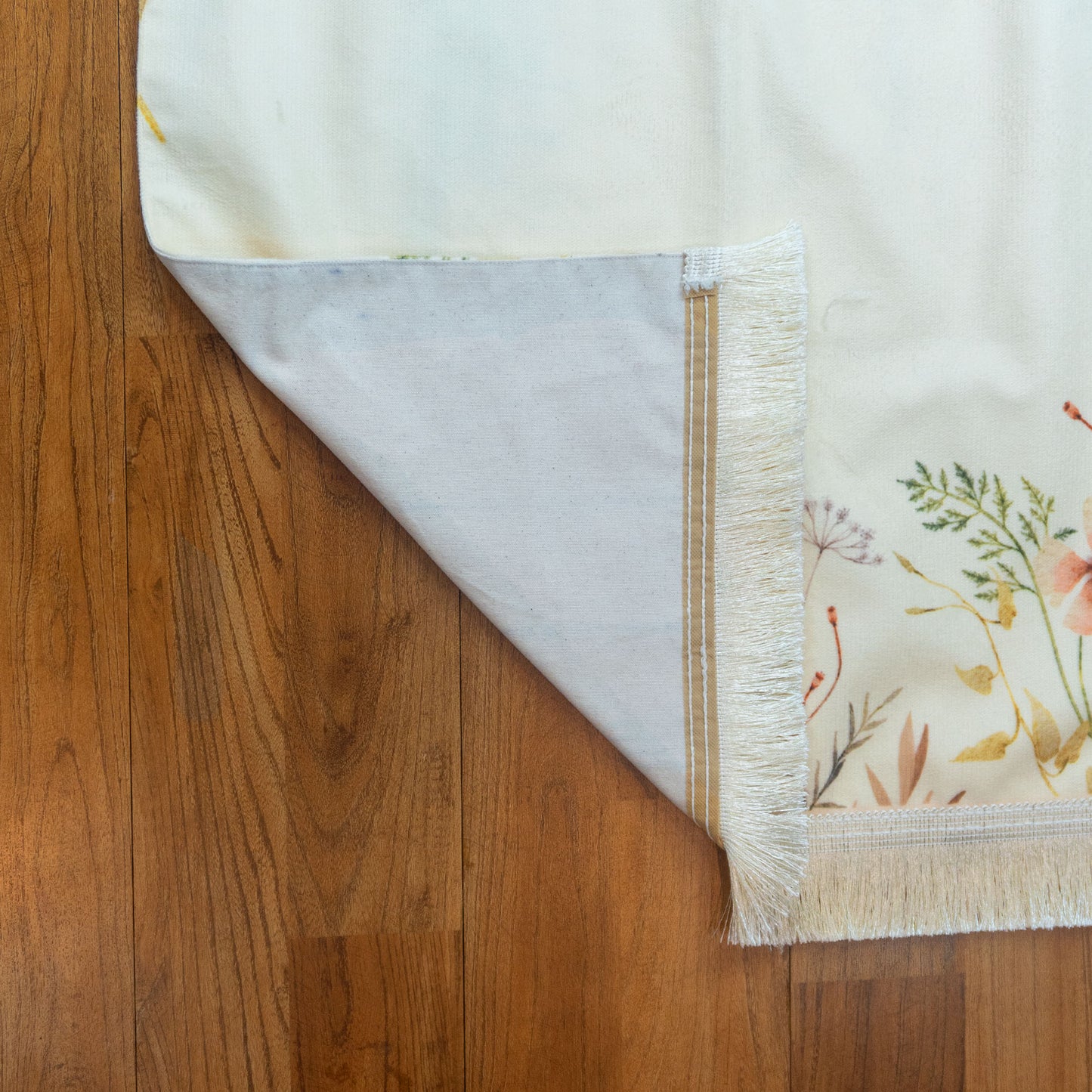 Flower Padded Prayer Mat with HandBag