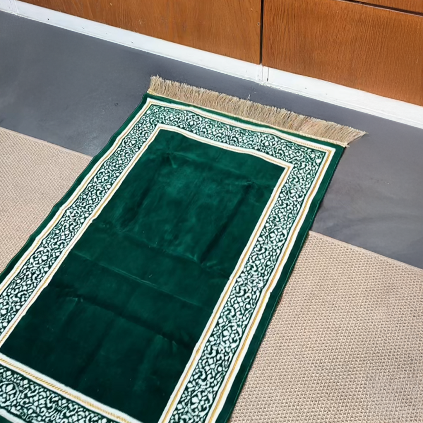 Sidrat Al Muntaha Prayer Mat Green