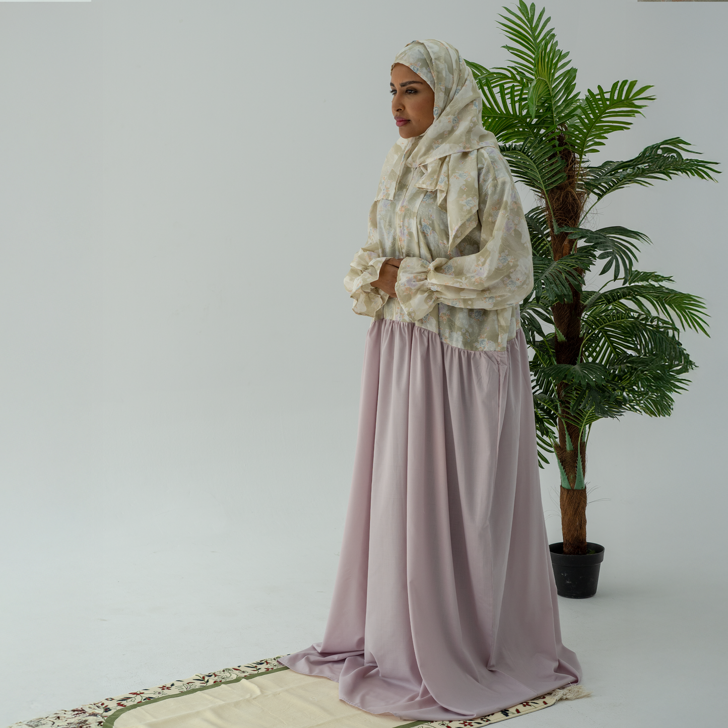 Prayer Dress Al Mochajar Light Purple