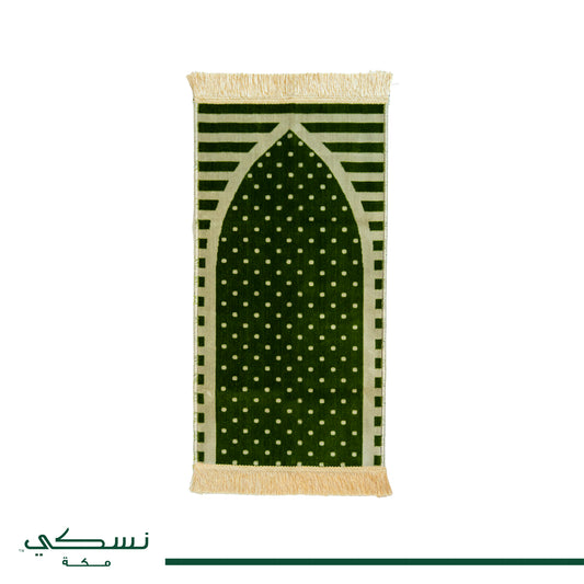 سجادة صلاة المدينة أطفال لون أخضر