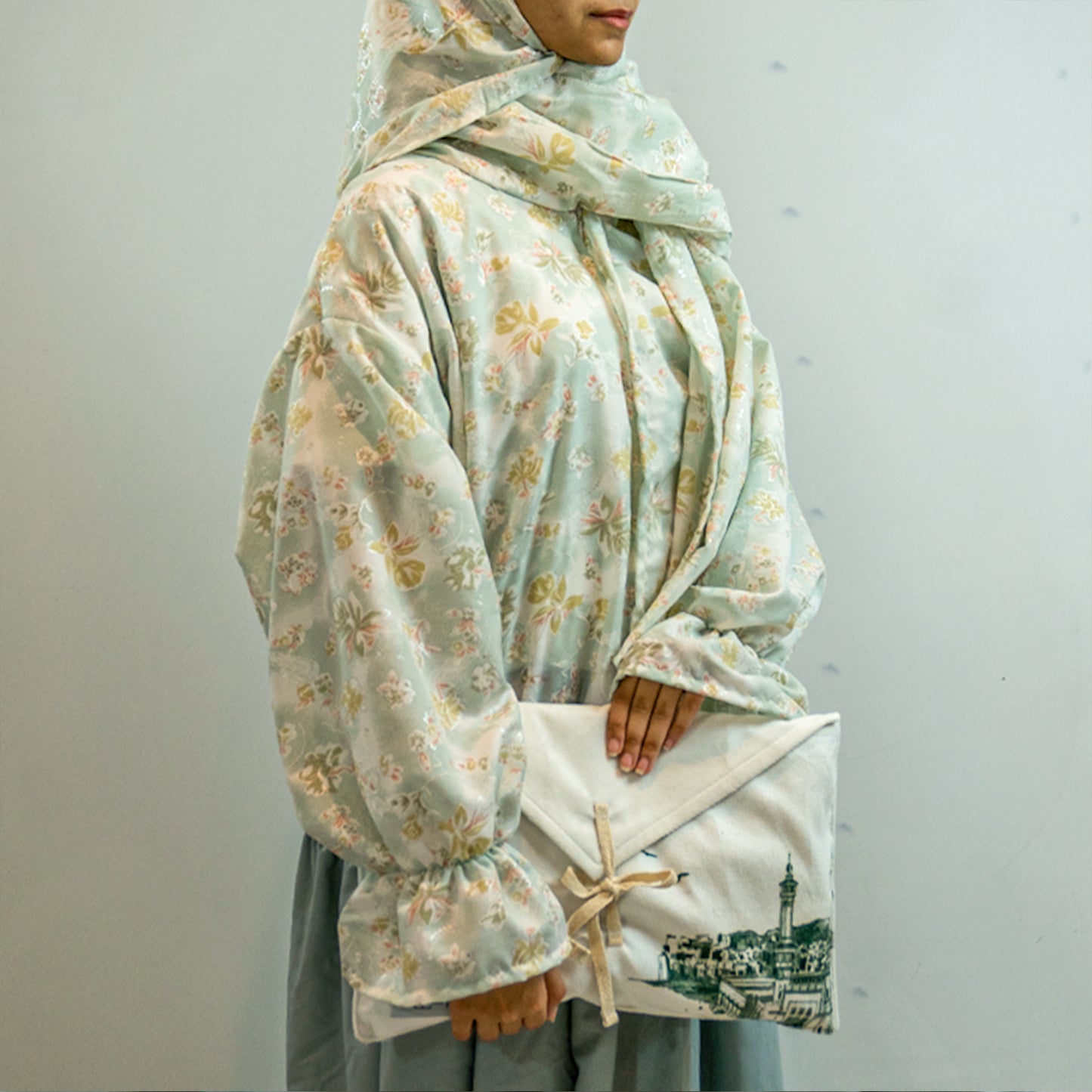 Prayer Dress Al Mochajar Sky Blue