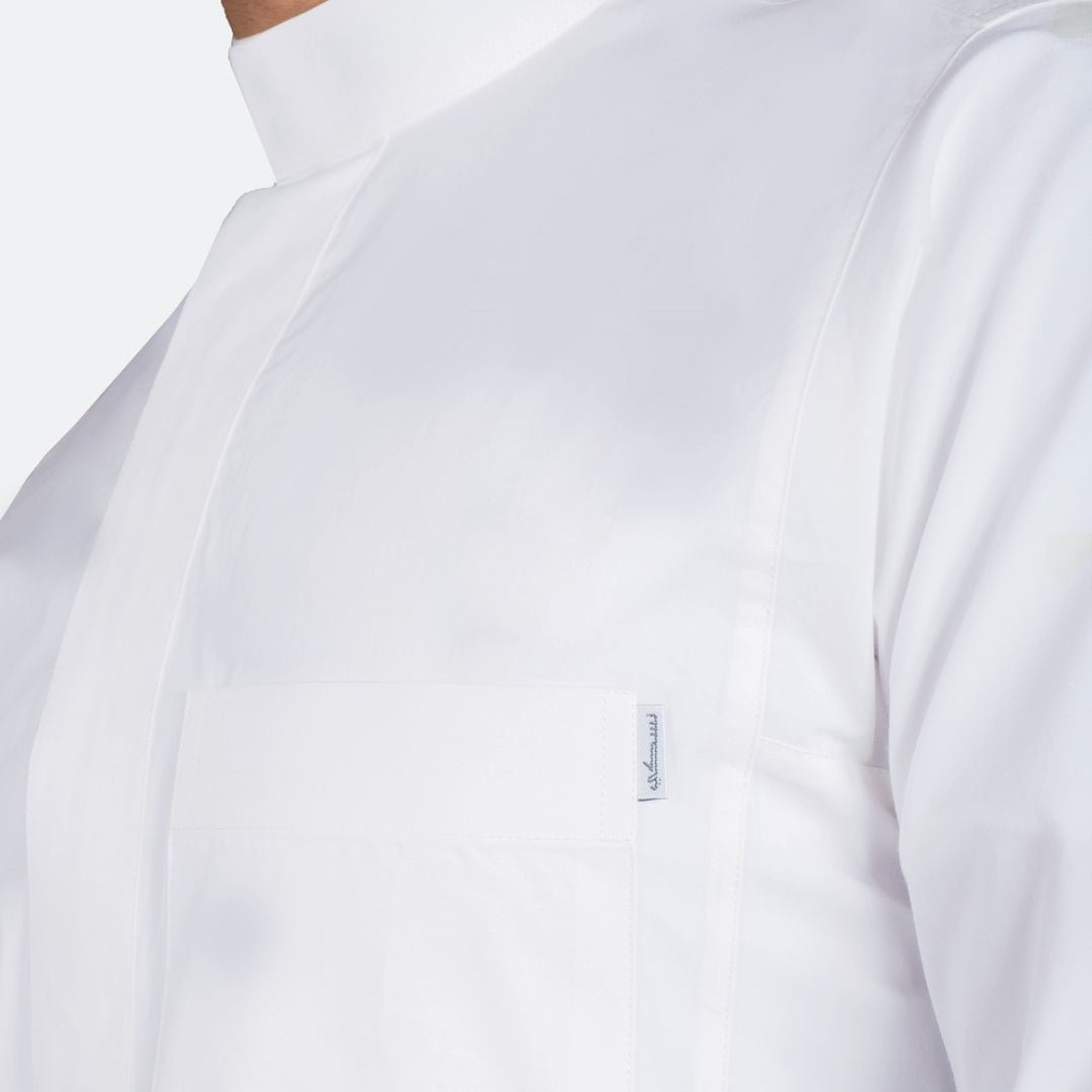 Classic Cotton Thobe White (Hidden Zipper) - Nusuki SA