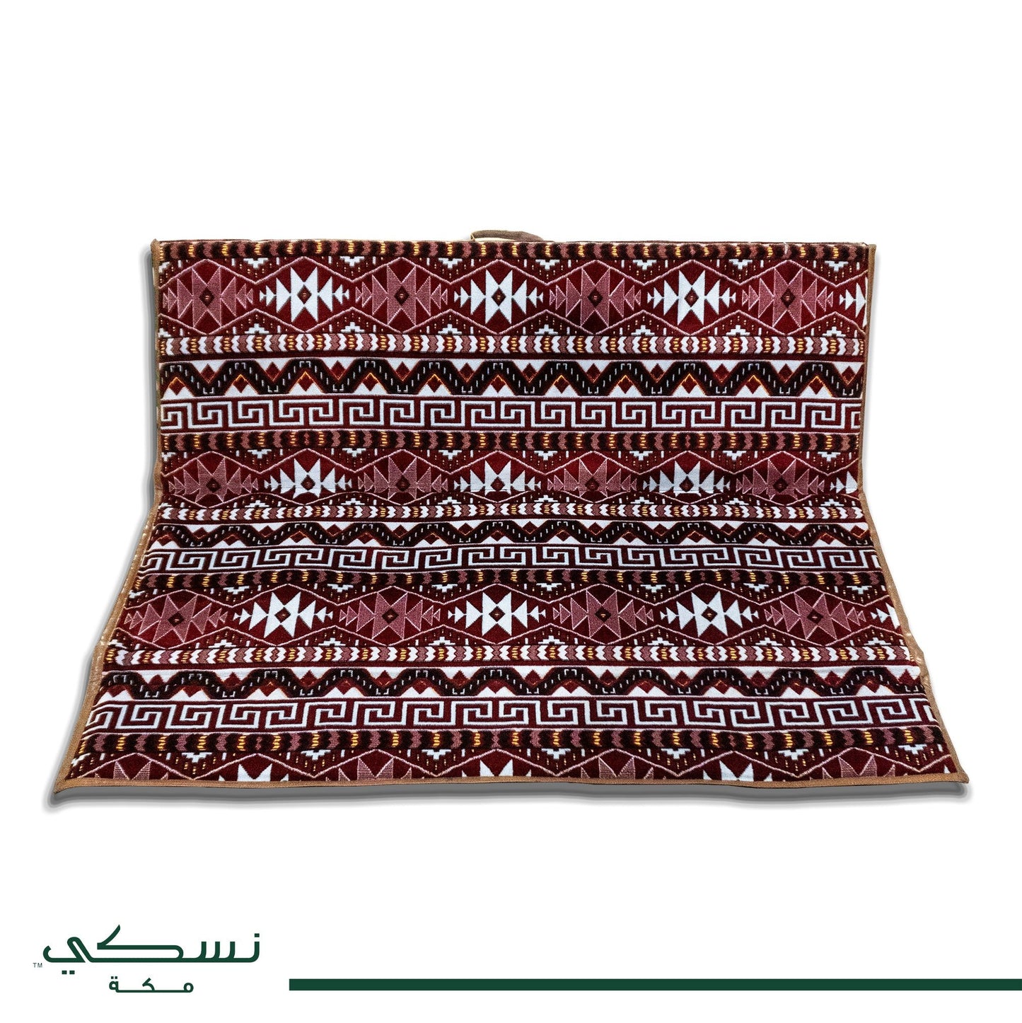 Floor Mattress With Backrest For Trips And Camping Red 3 - Nusuki SA