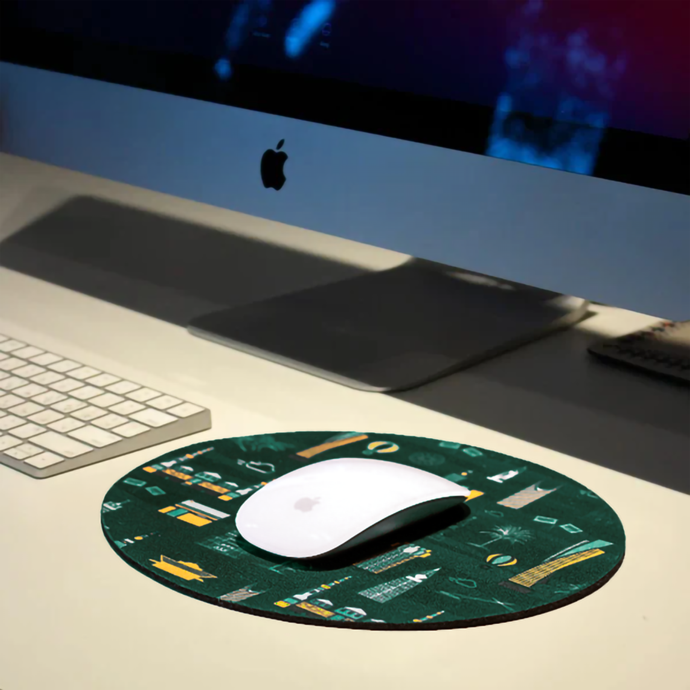 Circular Mouse Pad Nusuki Design