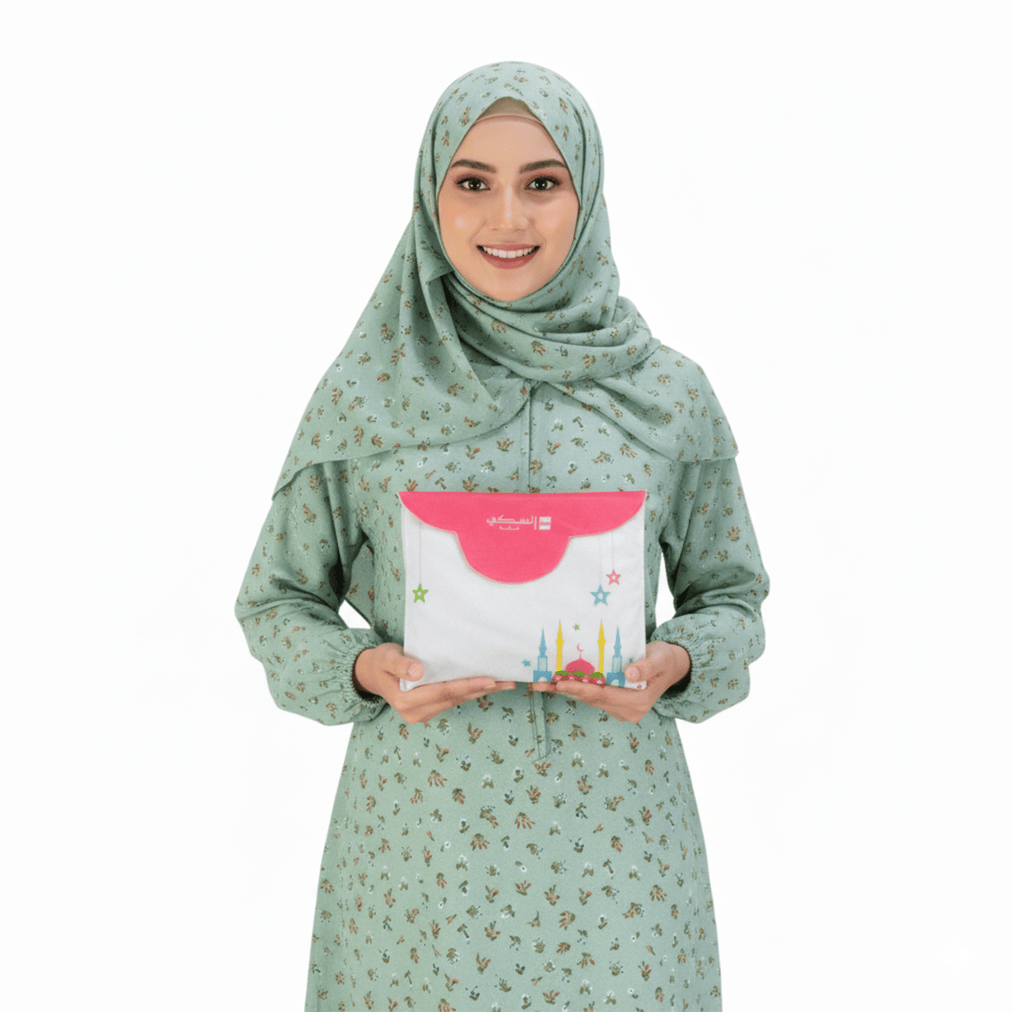Prayer Dress for girls - mochajar Green - Nusuki SA