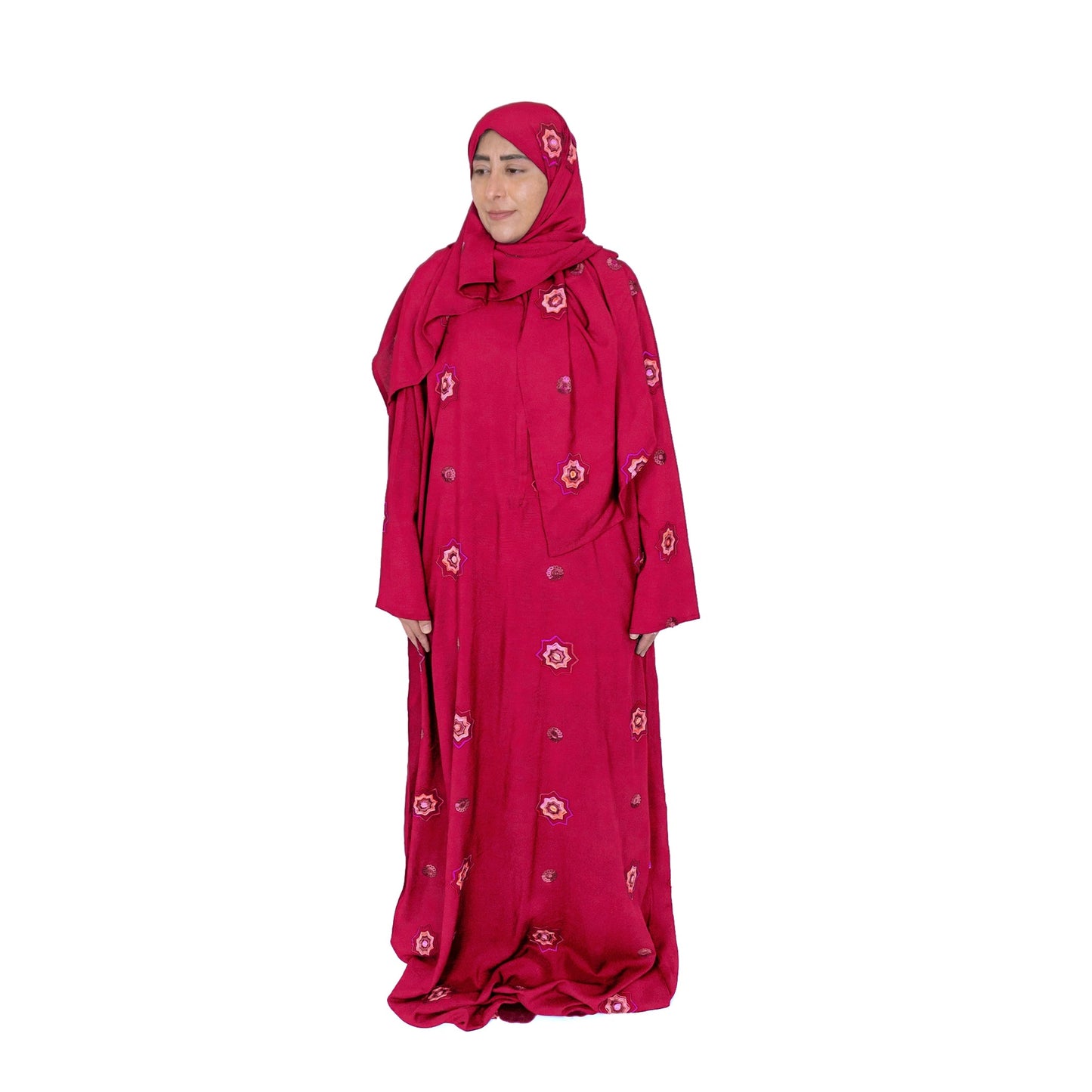Sharshaf Canvas Embroidery Pink - Nusuki SA