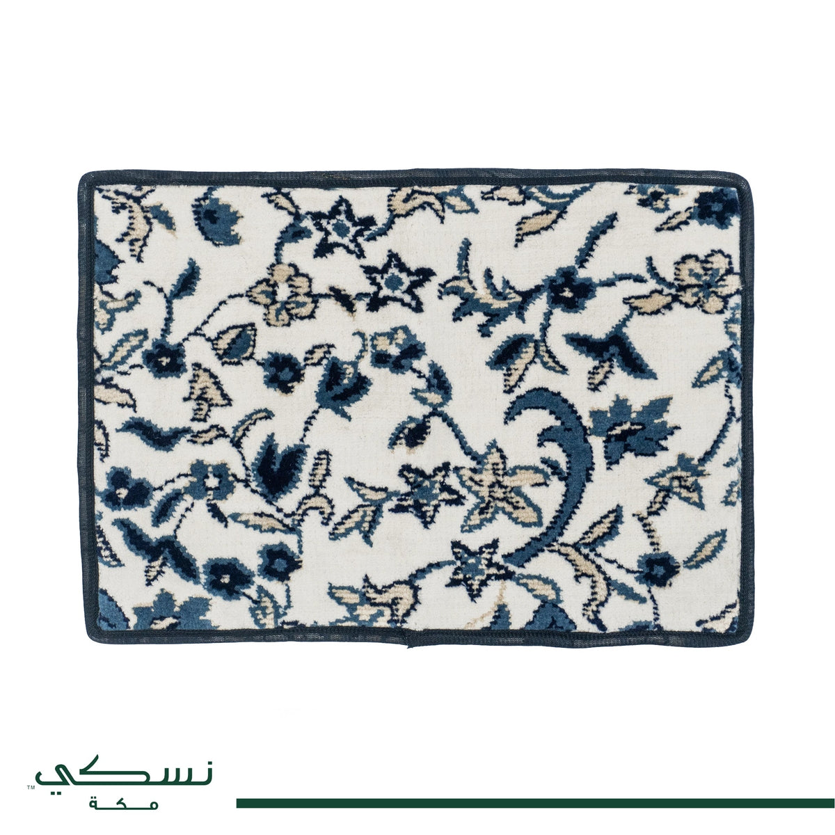 Velvet Quran Cover - Al Rawda Design - Beige - Nusuki Saudi Arabia