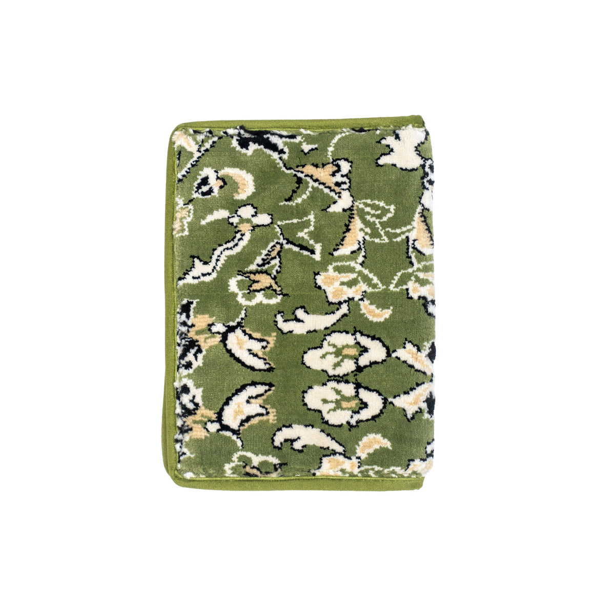 Velvet Quran Cover - Al Rawda Design - Green - Nusuki Saudi Arabia