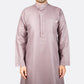 Modern Embroidery Thobe Zipper - Beige