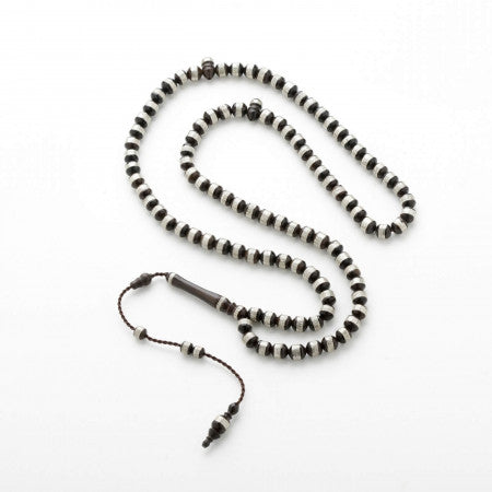 Coca Prayer Beads with Silver 2