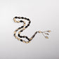 Ivory with Embroidered Silver Prayer Beads