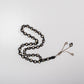 Yusur Prayer Beads with Circles of Silver and Ivory