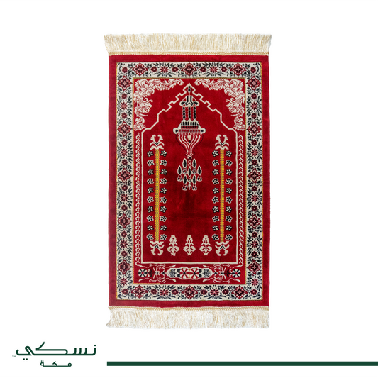 سجادة صلاة كلاسيكية - لون أحمر