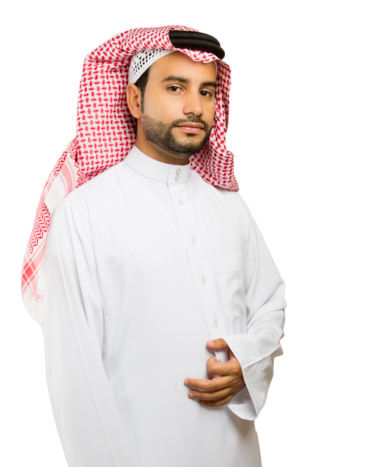 الثوب المريح - أبيض