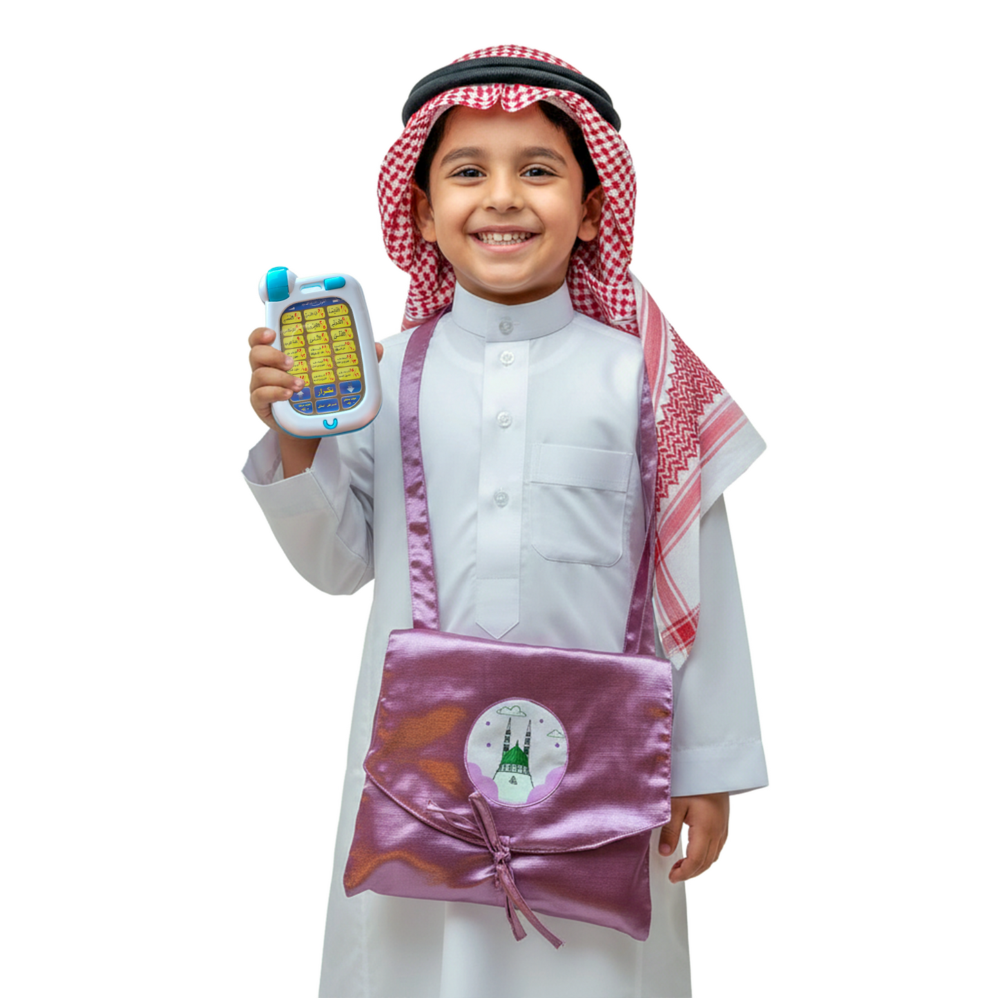 طقم قبة المدينة للأطفال - لون أرجواني فاتح