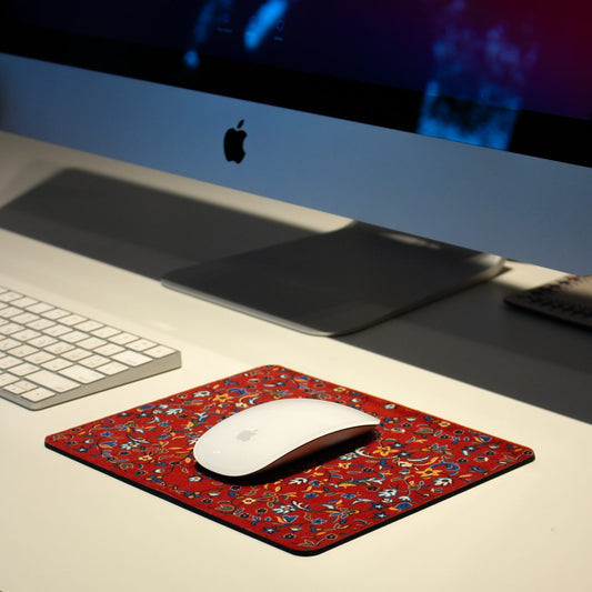 Rawda Red Mouse Pad