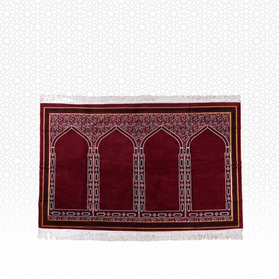 سجادة المصلى 1 - لون أحمر