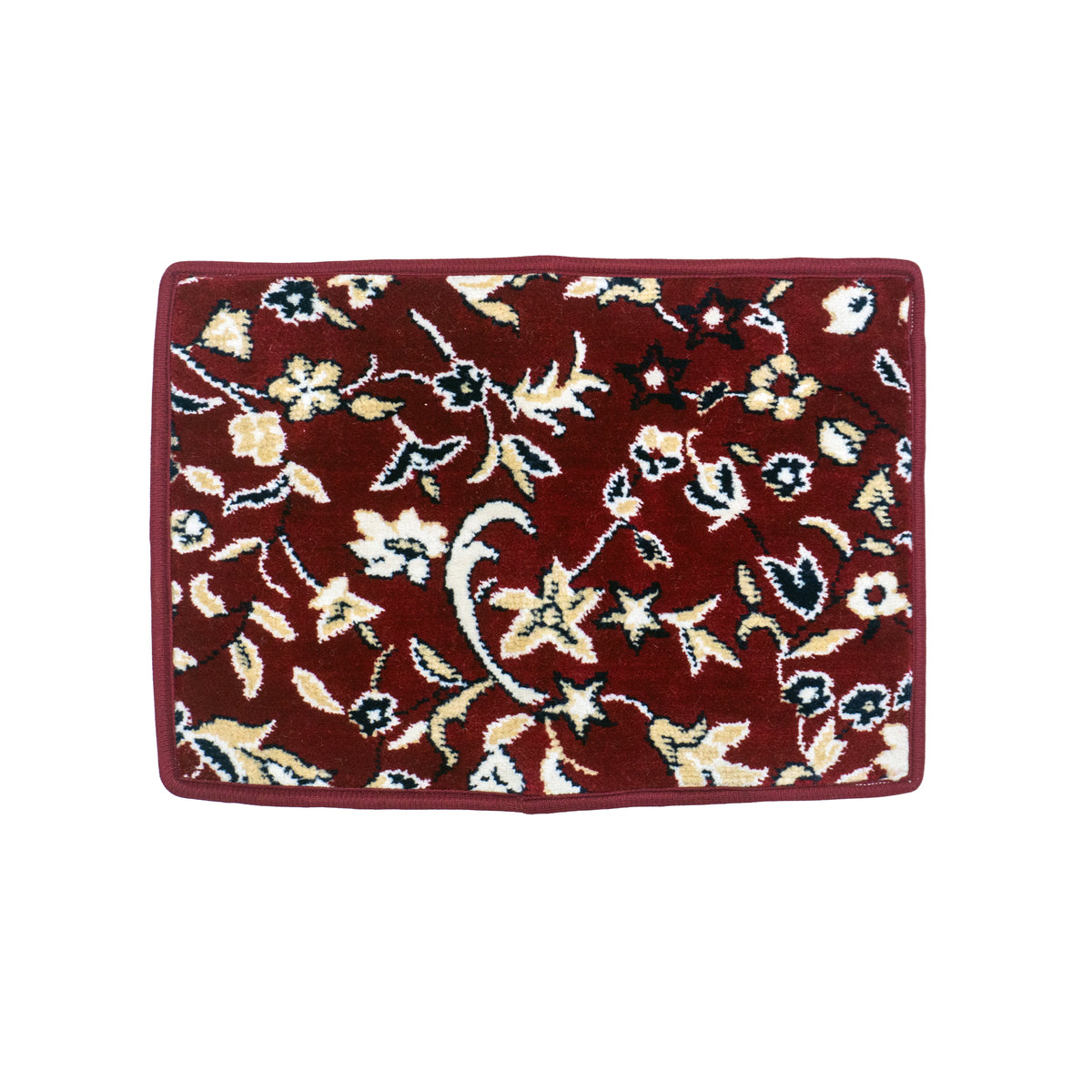 Velvet Quran Cover - Al Rawda Design - Red