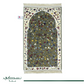 Al Rawda Green Travel Prayer Mat with Bag