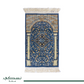 Rawdat Al Zahideen Prayer Mat Blue with Handbag