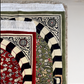 Al Rawda Al Sharifah Prayer Mat Red with Handbag