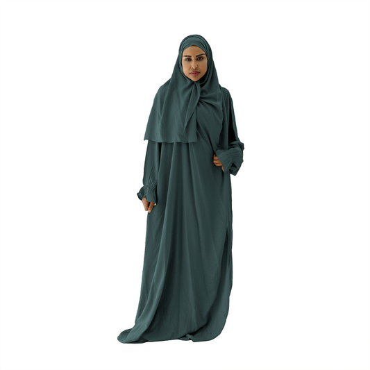 Dotted Prayer Dress Green