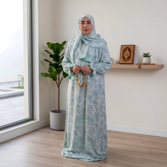 شرشف صلاة ريحان المشجّر – لون أخضر