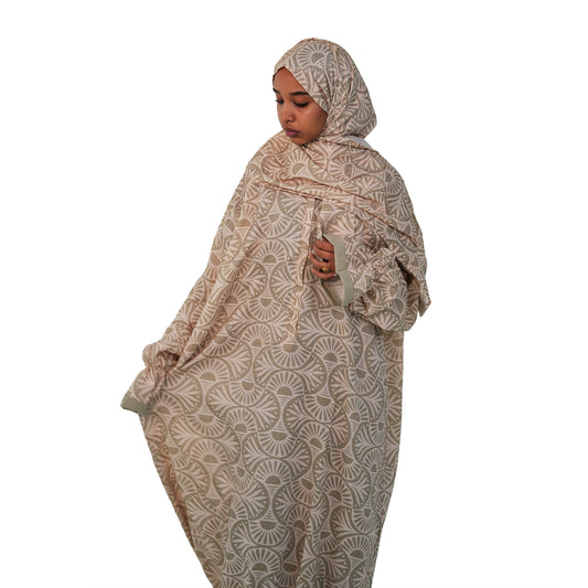 شرشف صلاة سدرة المنتهى - لون بيج