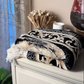 Black Stone Prayer Mat with Handbag