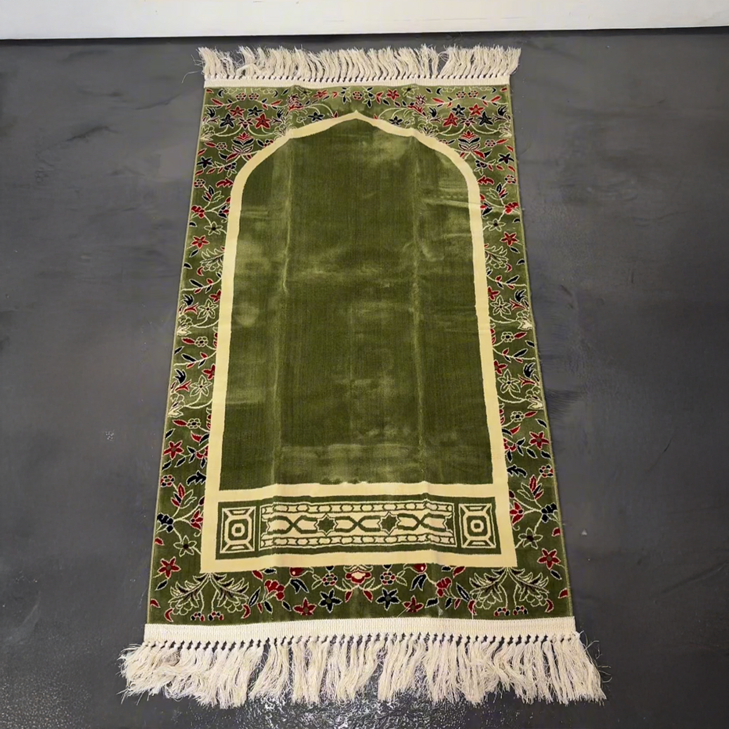 Al Imam Prayer Mat Green with Handbag