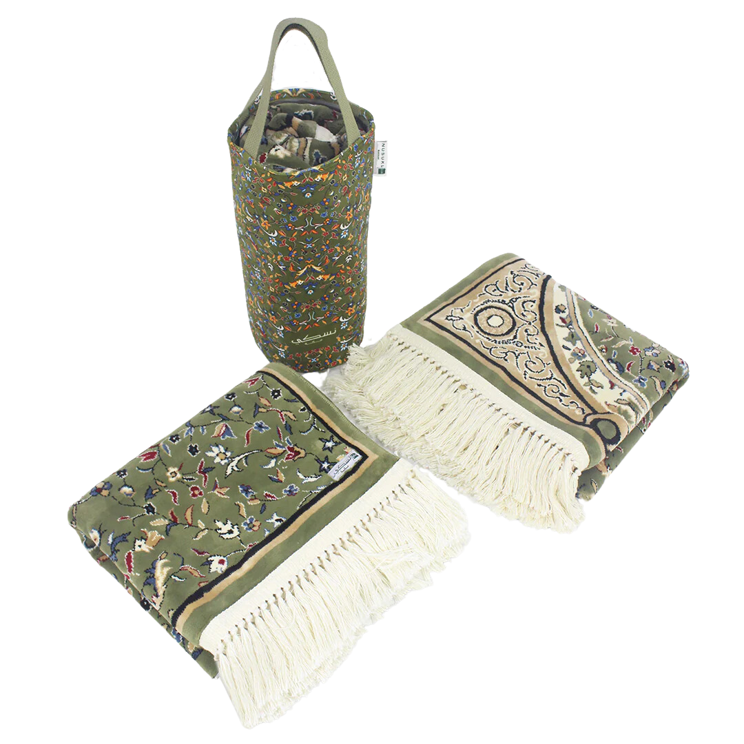 Rawdat Nusuki Prayer Mat with Handbag (XL)