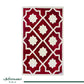 Al Atheer Padded Prayer Mat Red - Nusuki Saudi Arabia