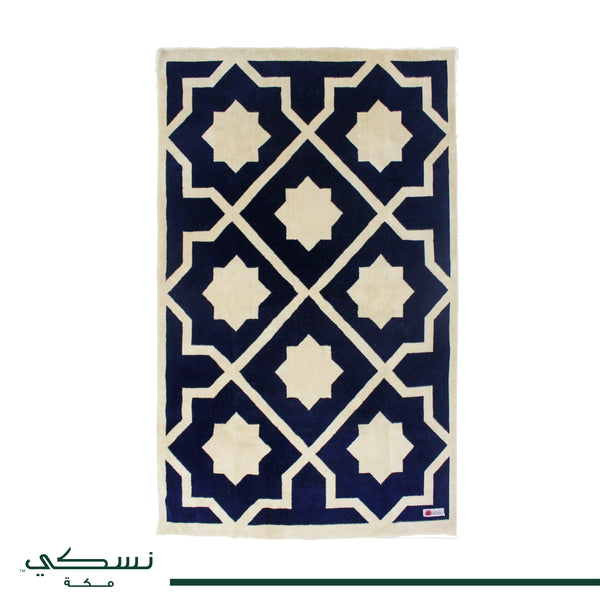Al Atheer Prayer Mat Dark Blue - Nusuki Saudi Arabia