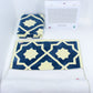 Al Atheer Prayer Padded Mat Petroleum Blue - Nusuki Saudi Arabia