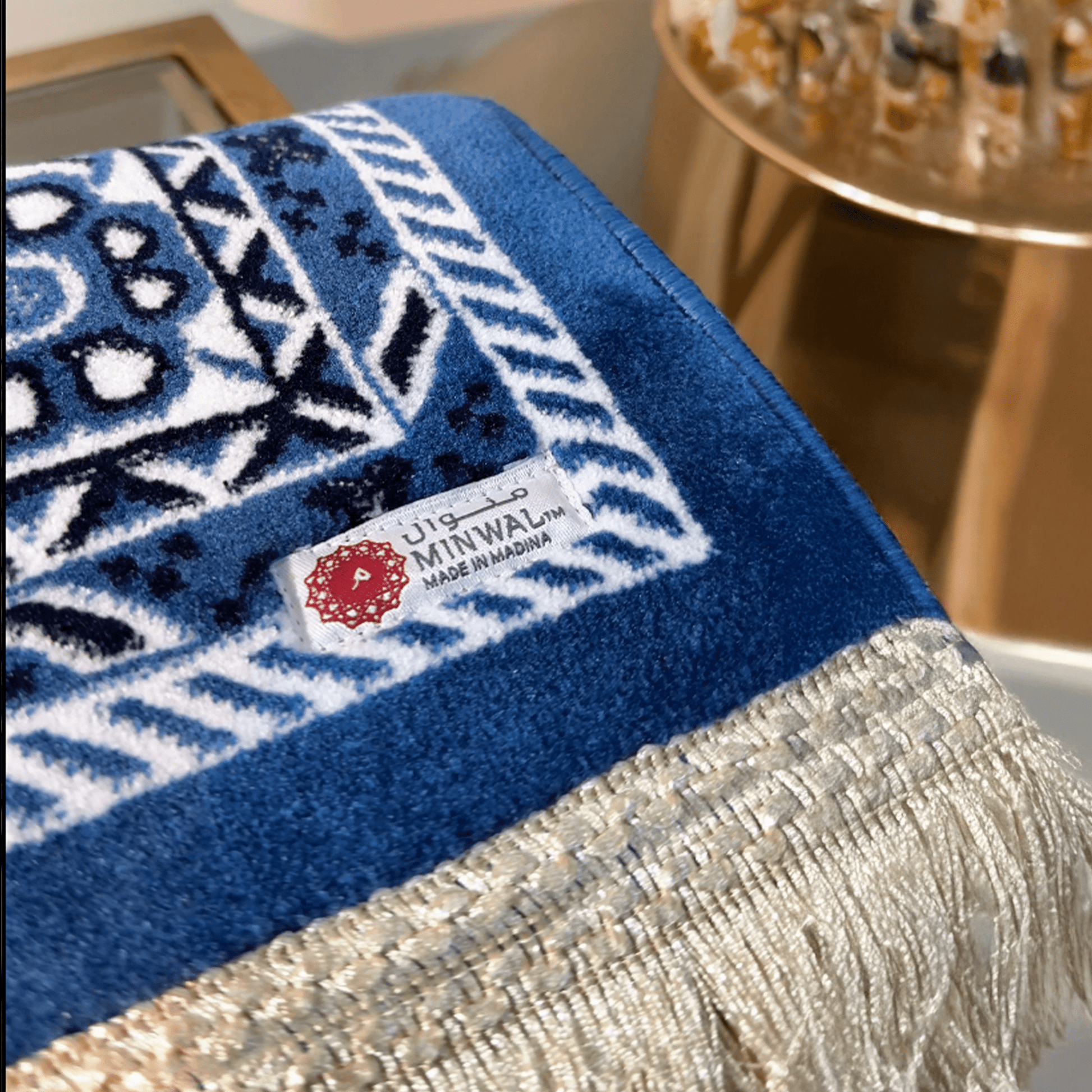 Al - Fusaifesa Prayer Mat Blue - Nusuki SA