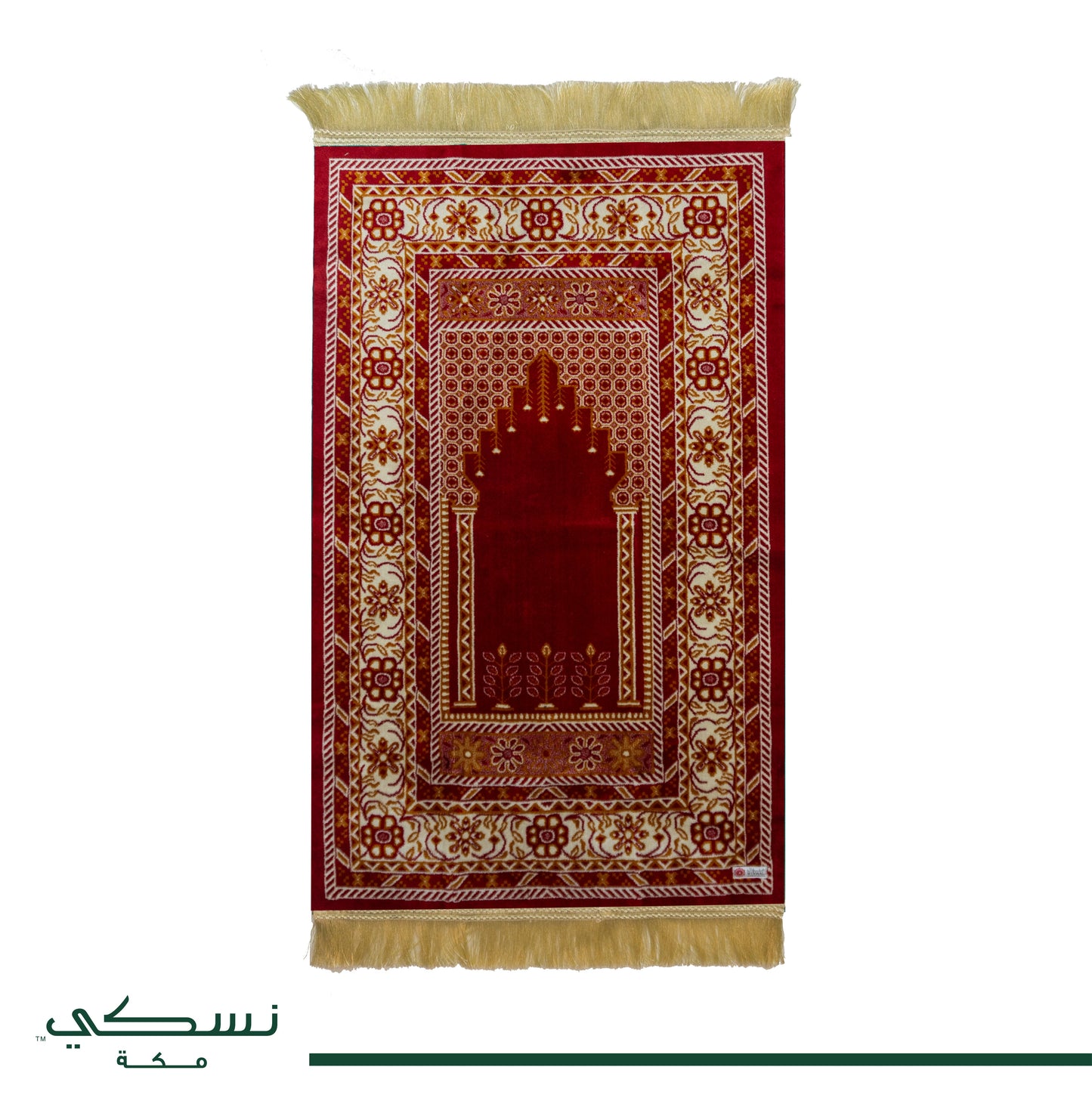 Al - Fusaifesa Prayer Mat Red - Nusuki SA