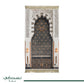 Al Haram Al Makki Patterns Travel Prayer Mat With Handbag - Nusuki SA