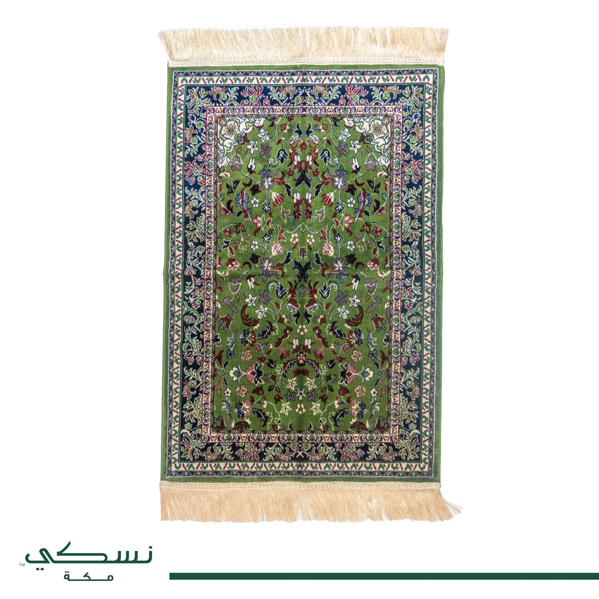 Al Haram Al Makki Prayer Mat Green (L) - Nusuki Saudi Arabia