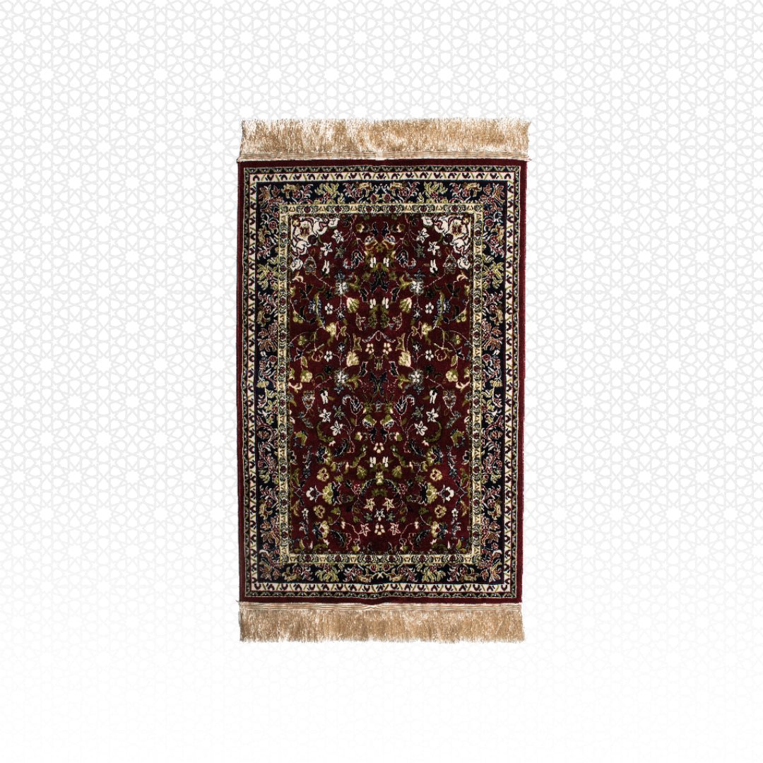 Al Haram Al Makki Prayer Mat Red (L) - Nusuki Saudi Arabia