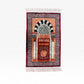Al Haram Alnabawi Gate Prayer Mat Red - Nusuki Saudi Arabia