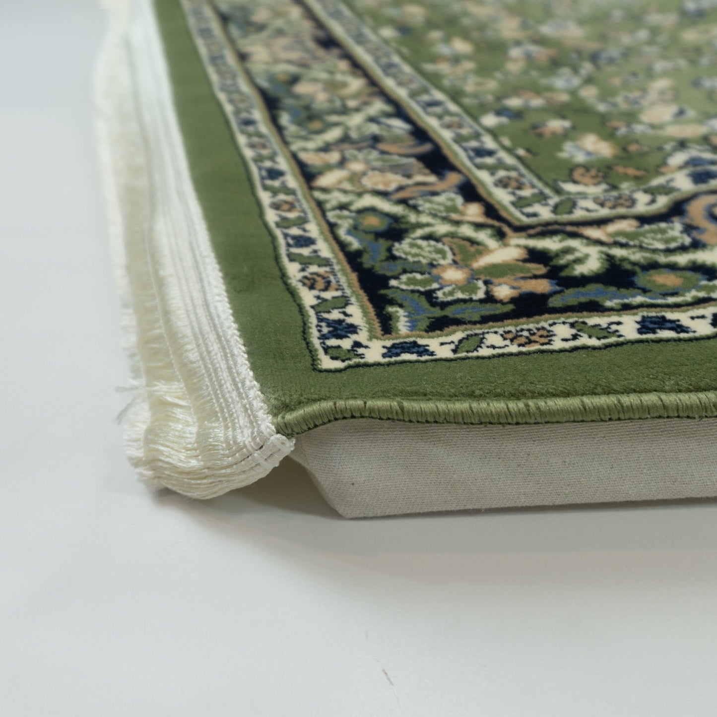 Al Haram Memory Foam Prayer Mat Green - Nusuki SA