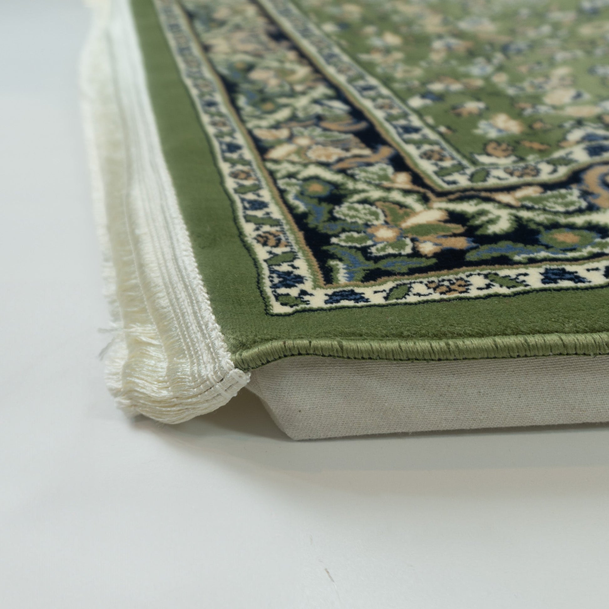 Al Haram Memory Foam Prayer Mat Green - Nusuki SA